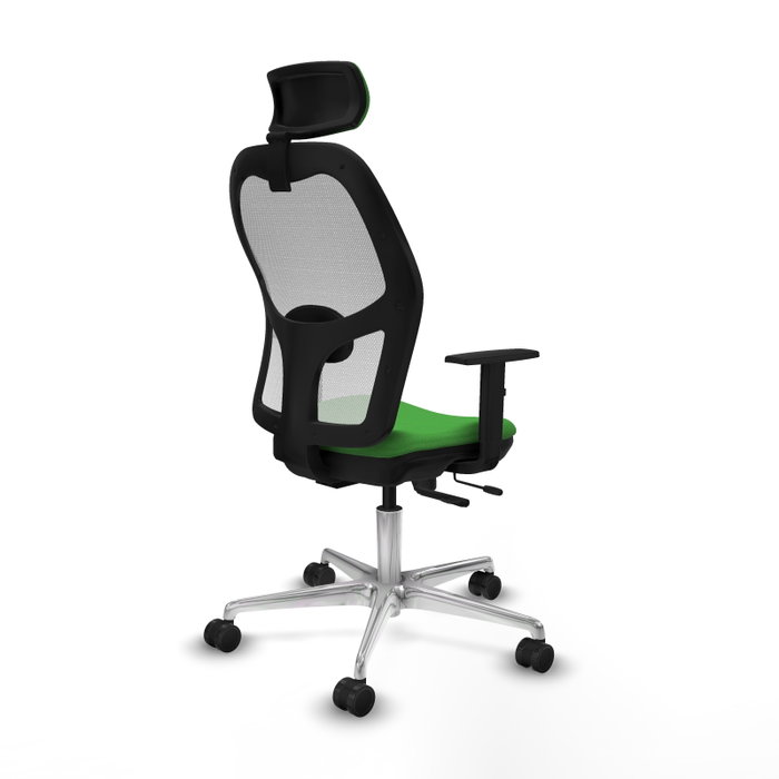 PIQUERAS Y CRESPO Silla de oficina Jorquera Verde con Mecanismo Sincro/Traslack