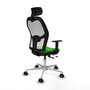 PIQUERAS Y CRESPO Silla de oficina Jorquera Verde con Mecanismo Sincro/Traslack