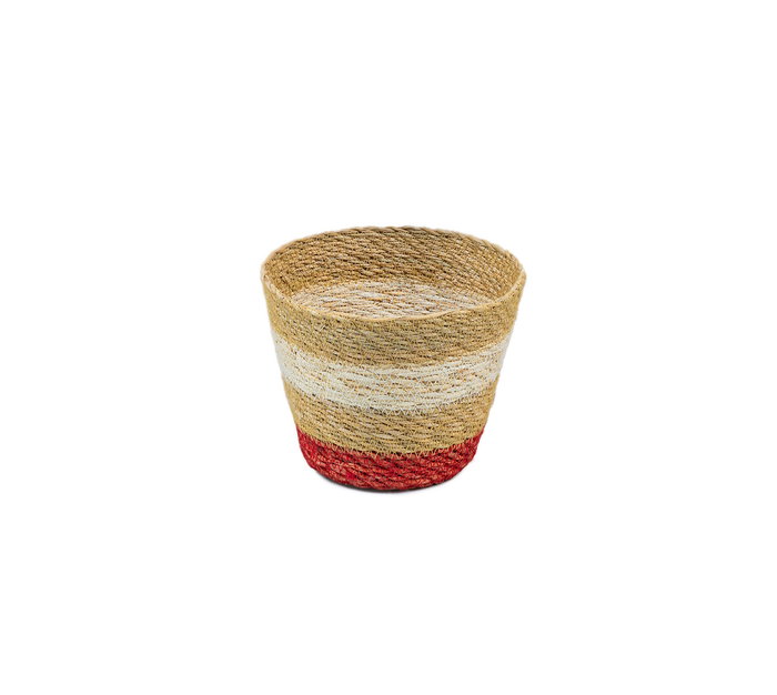 Inde Cesta Almacenaje Cónica Seagrass 20 cm (24 Unidades)