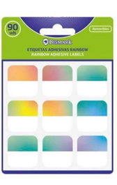 POESSA Etiquetas Adhesivas Index Rainbow Bismark 90 Unid.
