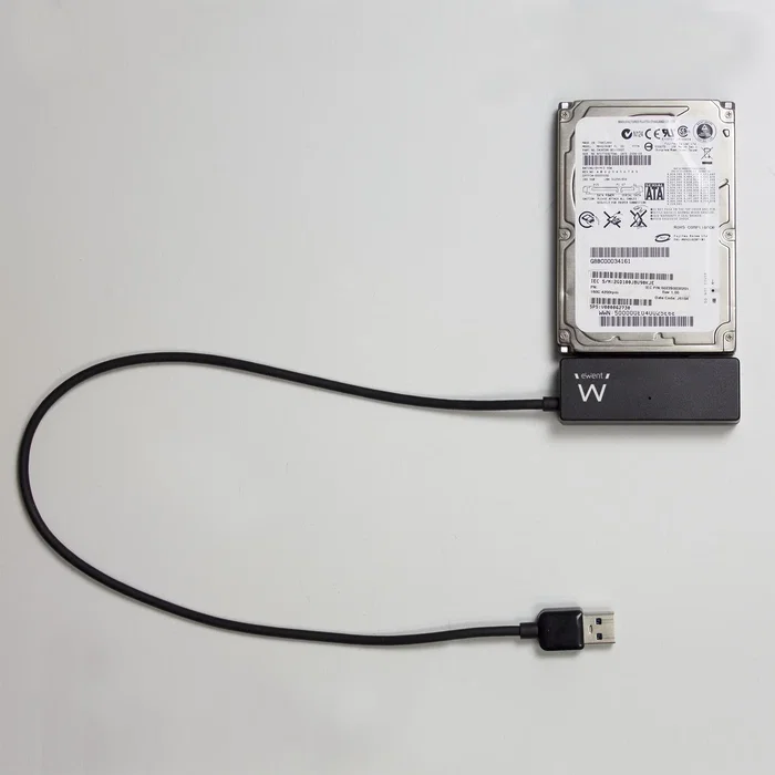 Ewent EW7018 Adaptador USB 3.1 Gen 1 a SATA 6G para Discos de 2.5 y 3.5 pulgadas