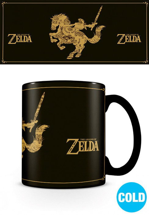 Pyramid International Taza Sensitiva al Calor The Legend of Zelda (Map Silhouette) 315 ml Pyramid International Taza Sensitiva al Calor The Legend of Zelda (Map Silhouette) 315 ml
