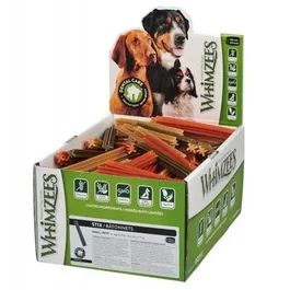 Whimzees Caja Granel Stix L 50 Piezas - Golosinas dentales para perros, tamaño L (18-27kg)