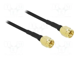 DeLOCK Cable de antena SMA macho a SMA macho LMR100 2 m