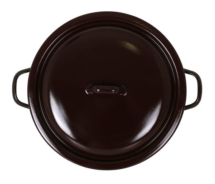 La Estrella Cacerola Esmaltada con Tapa 26 cm - 5.5 L "Fuego" (6 Unidades)