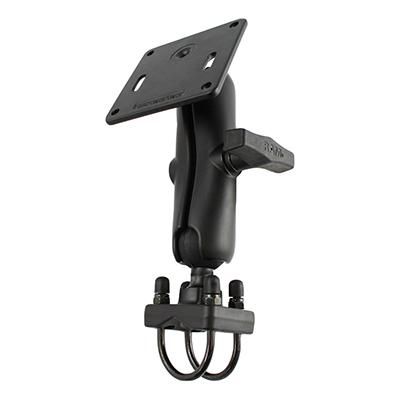 RAM Mounts RAM Double U-Bolt Mount con Placa VESA 75x75mm para Rieles de 1 a 1.25 Pulgadas RAM Mounts RAM Double U-Bolt Mount con Placa VESA 75x75mm para Rieles de 1 a 1.25 Pulgadas