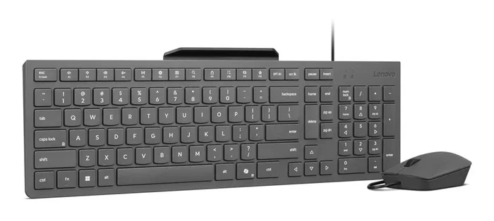 Lenovo GX31R09794 Combo Teclado y Ratón USB Español Gris Lenovo GX31R09794 Combo Teclado y Ratón USB Español Gris