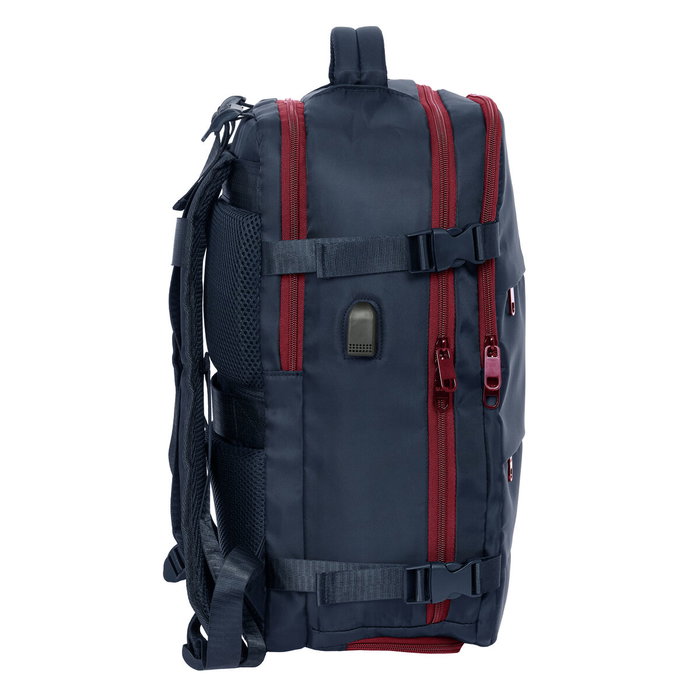 Safta Mochila Viaje Cabina F.C. Barcelona Azul Marino 15,6''