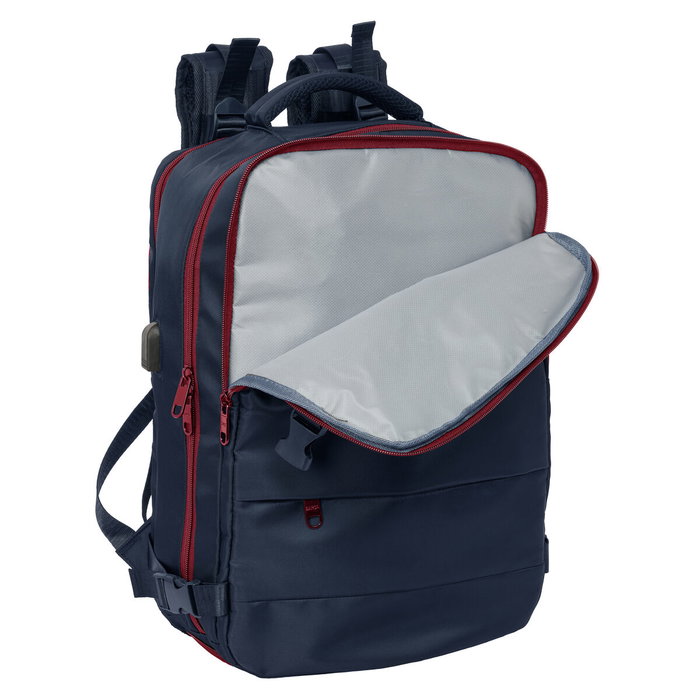 Safta Mochila Viaje Cabina F.C. Barcelona Azul Marino 15,6''