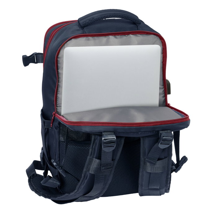 Safta Mochila Viaje Cabina F.C. Barcelona Azul Marino 15,6''