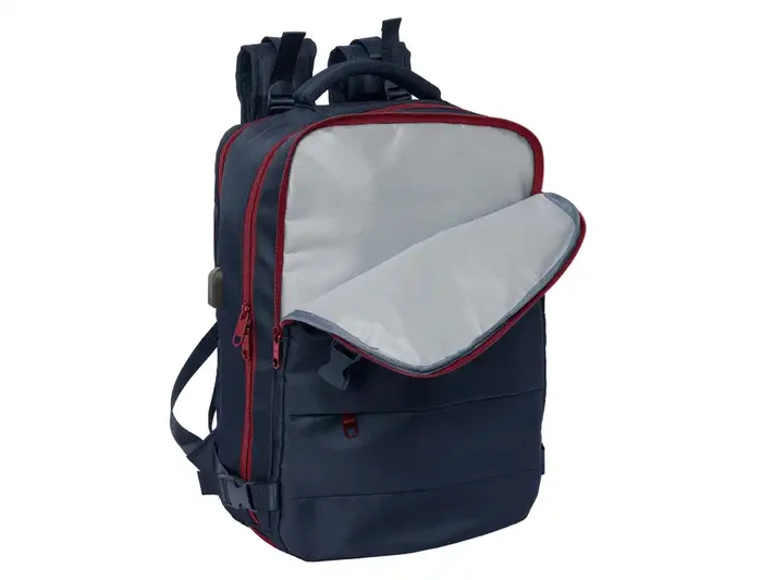 Safta Mochila Viaje Cabina F.C. Barcelona Azul Marino 15,6''