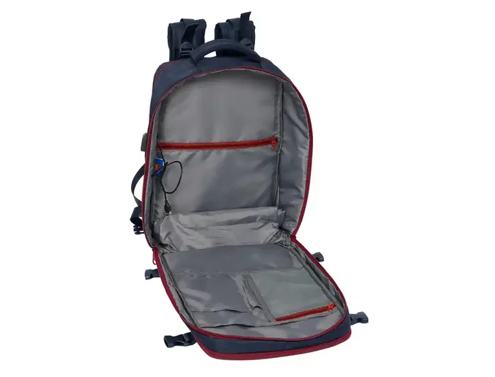Safta Mochila Viaje Cabina F.C. Barcelona Azul Marino 15,6''