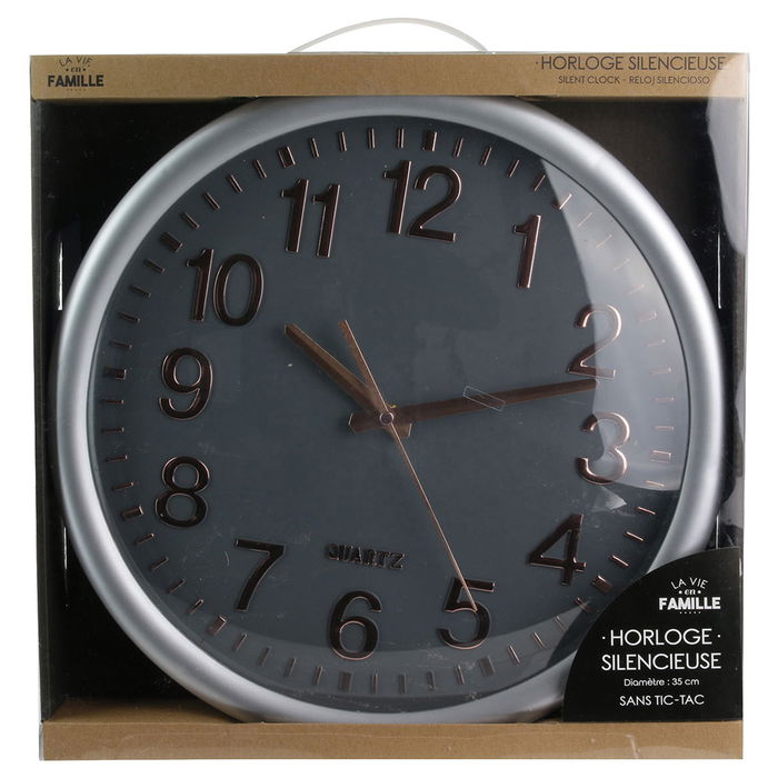 Home Deco Factory Reloj de Pared Silencioso Essentiel Diámetro 35 cm