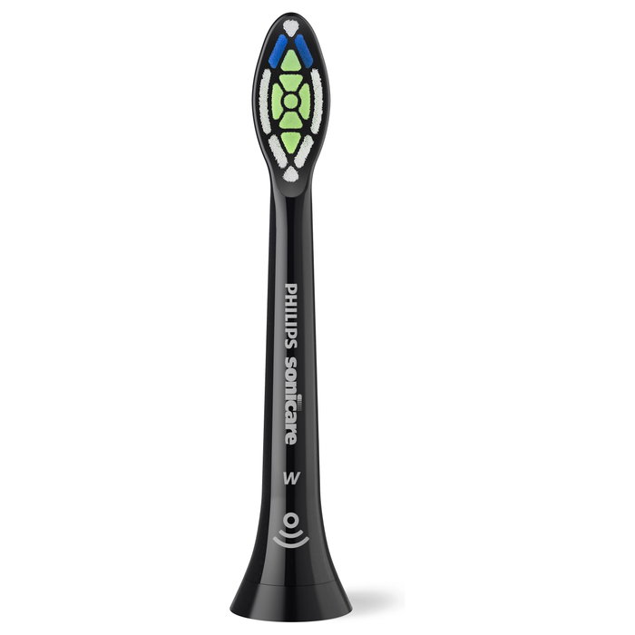 Philips Sonicare W2 Optimal White HX6066/88 Cabezales de Repuesto, Pack de 6, Negro