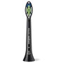 Philips Sonicare W2 Optimal White HX6066/88 Cabezales de Repuesto, Pack de 6, Negro