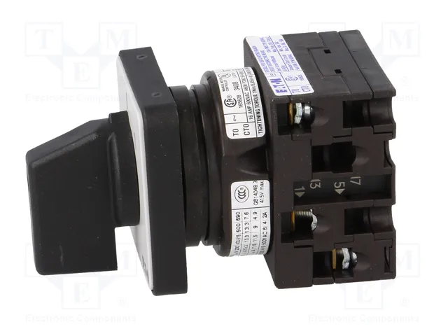 EATON ELECTRIC Interruptor de leva 20A 0-1 con 2 posiciones estables