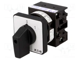 EATON ELECTRIC Interruptor de leva 20A 0-1 con 2 posiciones estables
