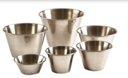 Ramekin Bowl de Acero Inoxidable para Vajilla, 340 ml