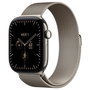 Apple Watch Series 12 GPS + Cellular 46mm Titanio natural con Bucle milanés natural - M/L