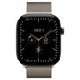 Apple Watch Series 12 GPS + Cellular 46mm Titanio natural con Bucle milanés natural - M/L