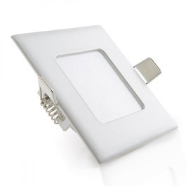 Placa LED Cuadrada 3W 6000K Blanco Frío