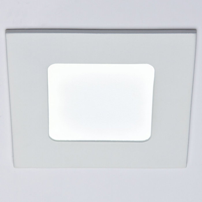 Placa LED Cuadrada 3W 6000K Blanco Frío