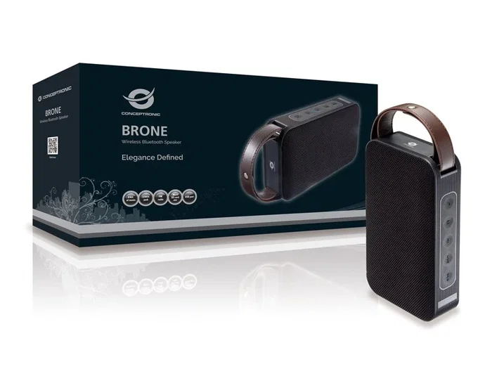 Conceptronic BRONE01B Altavoz Portátil Estéreo 10 W Negro y Bronce Conceptronic BRONE01B Altavoz Portátil Estéreo 10 W Negro y Bronce