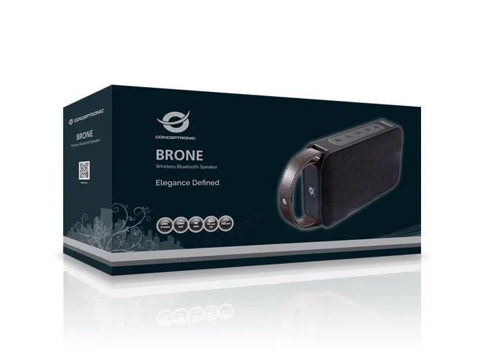 Conceptronic BRONE01B Altavoz Portátil Estéreo 10 W Negro y Bronce Conceptronic BRONE01B Altavoz Portátil Estéreo 10 W Negro y Bronce