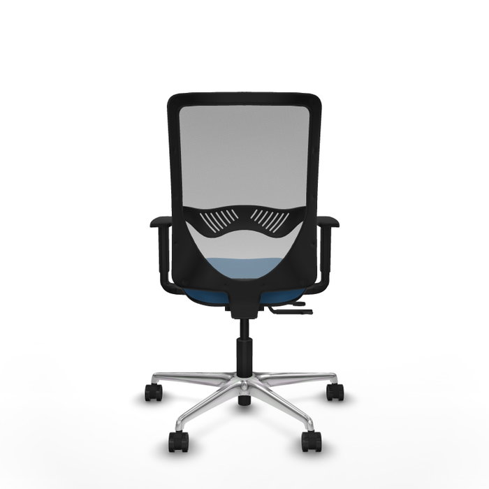 PIQUERAS Y CRESPO Silla de oficina Zulema con mecanismo Sincro/Traslack, Azul claro y Gris PIQUERAS Y CRESPO Silla de oficina Zulema con mecanismo Sincro/Traslack, Azul claro y Gris