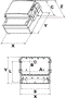 FIBOX CARDMASTER ABS17/16-3 Carcasa de pared gris