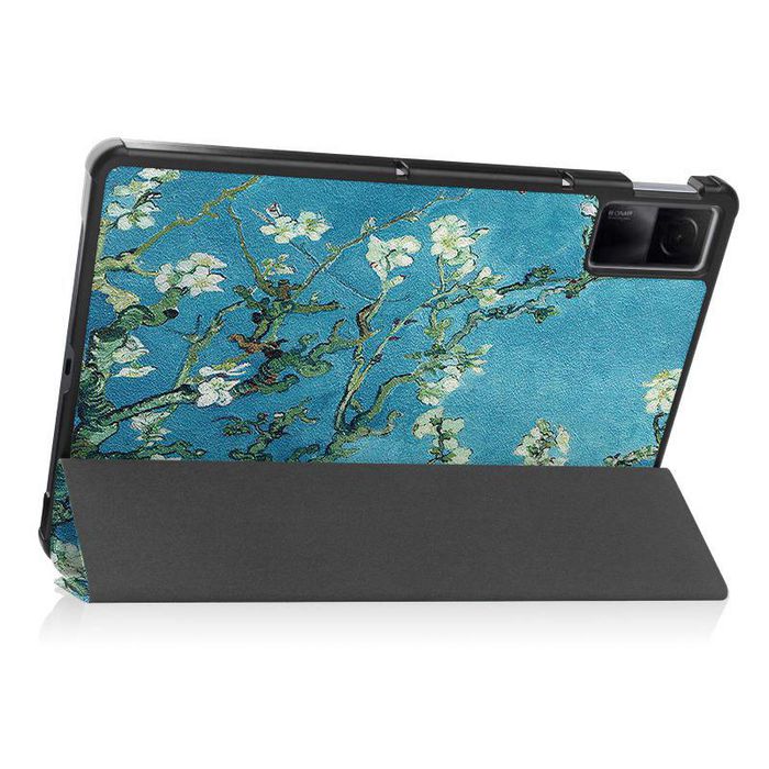CoreParts Funda Tríptica de Carcasa Rígida para Xiaomi Redmi Pad 10.61 2022 con Estilo Flores