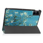 CoreParts Funda Tríptica Carcasa Rígida para Xiaomi Redmi Pad 10.61 2022 con Función Auto Encendido/Apagado Estilo Flores