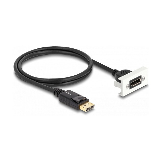 DeLOCK Easy 45 Módulo DisplayPort 8K 30 Hz con cable de 1 m DeLOCK Easy 45 Módulo DisplayPort 8K 30 Hz con cable de 1 m