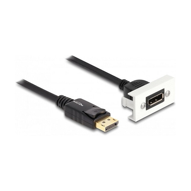 DeLOCK Easy 45 Módulo DisplayPort 8K 30 Hz con cable de 1 m DeLOCK Easy 45 Módulo DisplayPort 8K 30 Hz con cable de 1 m