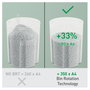 LEITZ IQ OptiMax Small Office 350 Destructora de papel Microcorte P-5, Blanco