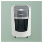 LEITZ IQ OptiMax Small Office 350 Destructora de papel Microcorte P-5, Blanco