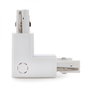 Conector L para Carril Trifásico Blanco