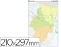 Teide Mapa mudo político Din A4 Aragón 210x297mm