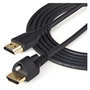 StarTech Cable HDMI 2.0 de 1m con Tornillo de Fijación 4K 60Hz HDR, Negro