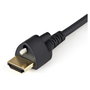 StarTech.com Cable HDMI 1 m, 4K 60Hz HDR, HDMI 2.0 High Speed con Ethernet y Tornillos de Bloqueo - HDMM1MLS