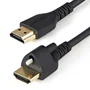 StarTech Cable HDMI 2.0 de 1 m con Tornillo de Fijación, 4K 60Hz HDR, Negro