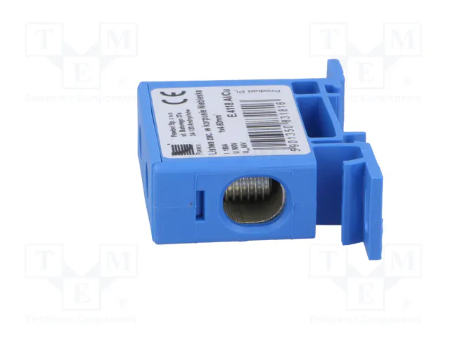 PAWBOL Conector de Carril 125A 600V Azul 50mm2