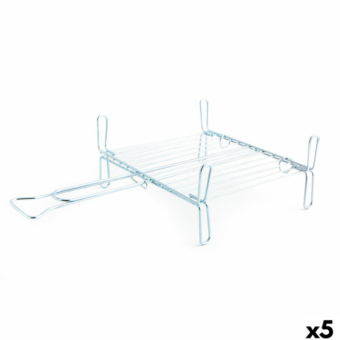 Quid Parrilla Doble Acero Prepara Bbq 40x40 cm (5 Unidades)