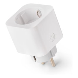 ENTAC Adaptador de enchufe con WiFi y medidor de potencia ES-SSAPM-WIBLE Blanco