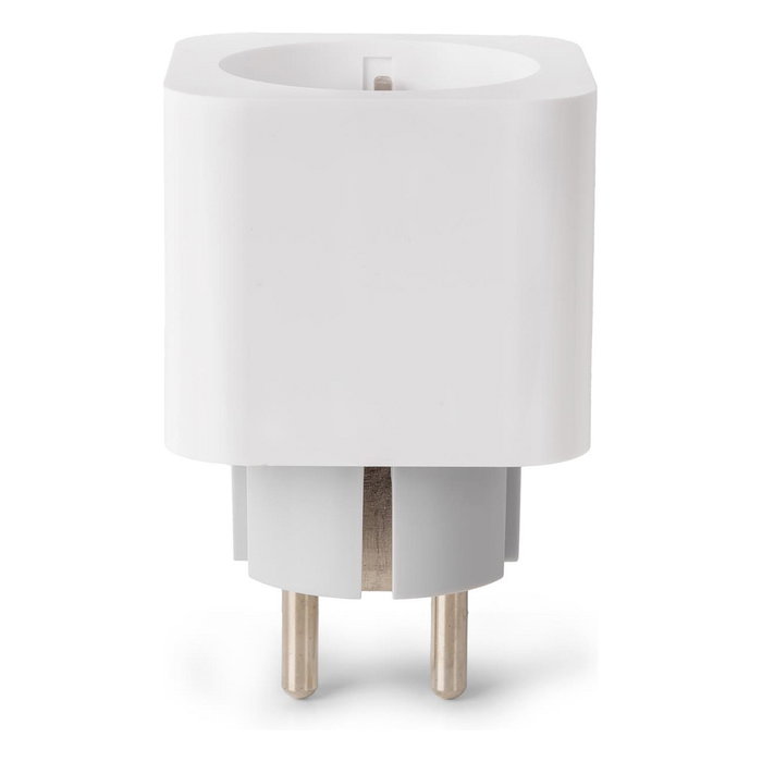 ENTAC Adaptador de enchufe con WiFi y medidor de potencia ES-SSAPM-WIBLE Blanco