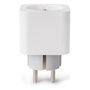 ENTAC Adaptador de enchufe con WiFi y medidor de potencia ES-SSAPM-WIBLE Blanco