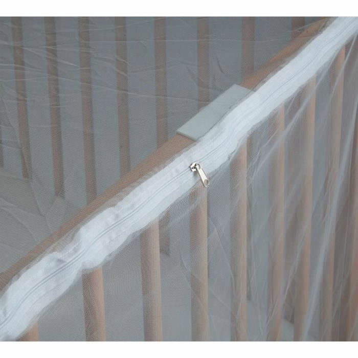 Tineo Mosquitera para cama con cremallera compatible con 60x120 o 70x140 cm Tineo Mosquitera para cama con cremallera compatible con 60x120 o 70x140 cm