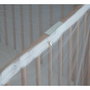 Tineo Mosquitera para cama con cremallera compatible con 60x120 o 70x140 cm