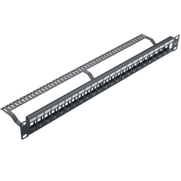 Wp Panel de parcheo WPC-PAN-BU24 de 24 puertos RJ45 UTP, 1U, Negro Wp Panel de parcheo WPC-PAN-BU24 de 24 puertos RJ45 UTP, 1U, Negro