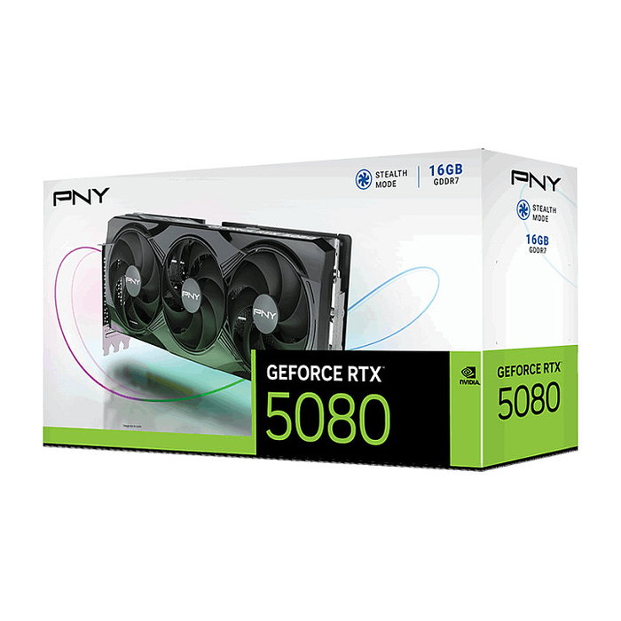 PNY GeForce RTX 5080 Triple Fan 16 GB GDDR7 PNY GeForce RTX 5080 Triple Fan 16 GB GDDR7